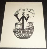 Bartos László (1902-1943): Ex libris Dr. Weinmann István