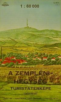A Zempléni-hegység túristatérképe. Déli rész